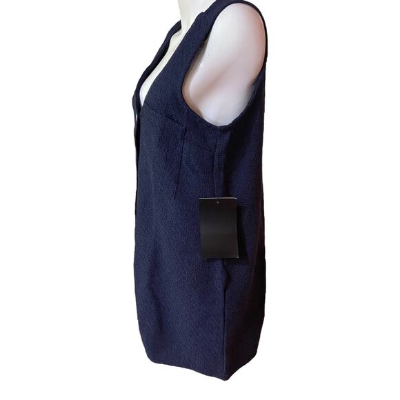 Tuckernuck Textured Myla Romper Color: Navy Blue Size: Medium - Picture 5 of 12